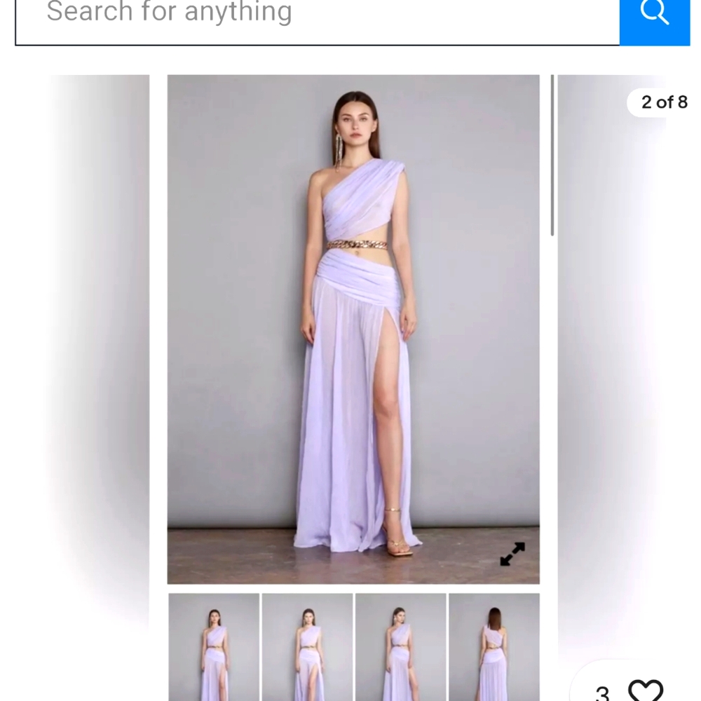 Bronx & Banco Jafari Lavender Gown